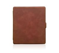 Funda para Onyx Boox Go Color 7 (Gen II/Gen I 2025/2024) /Boox Go 7 B/W/Boox Page/Boox Galileo Funda de piel sintética Smart Slim con apagado automático/encendido y correa de mano (marrón)