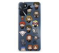 Funda para OPPO A16 - A16s - A54s Oficial de Harry Potter Personajes Iconos Transparente para Proteger tu móvil. Carcasa para OPPO de Silicona Flexible con Licencia Oficial de Harry Potter