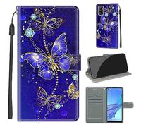 Funda para OPPO A53 4G 2020, Carcasa OPPO A53s 4G Libro con Tapa de Cuero Piel Billetera Case Flip Cover con Kickstand, Hebilla Magnetica, Ranuras Tarjetas Carcasa para OPPO A32/A33 4G 2020 / A11S