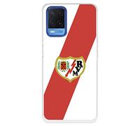 Funda para OPPO A54 4G del Rayo Vallecano Escudo para Proteger tu móvil. Carcasa para OPPO de Silicona Flexible con Licencia Oficial Rayo Vallecano