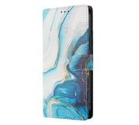 Funda para OPPO A54 5G/A74 5G/A93 5G, a prueba de golpes, de piel sintética, con patrón artístico, funda protectora delgada de TPU con soporte para tarjetas, funda protectora magnética para OPPO A54