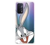 Funda para OPPO A54 5G - OPPO A74 5G Oficial de Warner Bros Bugs Bunny Silueta Transparente para Proteger tu móvil. Carcasa para OPPO de Silicona Flexible