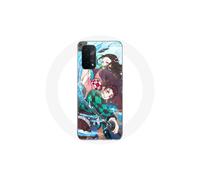 Funda para Oppo A54 5G Tanjiro y Nezuko Demon Slayer Kimetsu no Yaiba Anime
