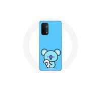 Funda para Oppo A74 5G - MANIACASE - BTS BT21 Koya RM - Flexible - Sintético - Azul