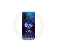 Funda para Oppo A74 5G - MANIACASE - Logo we are one - Flexible - K-pop - Blanco
