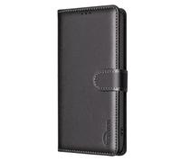 Funda para OPPO A78 4G, a prueba de golpes, de piel sintética, tarjeteros, con bloqueo RFID, funda magnética para teléfono OPPO A78 4G, color negro