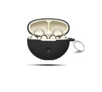 Funda para Oppo Enco Clip2 Wireless Headphones,daunke Funda blanda de silicona suave con hebilla redonda, protección completa, Negro