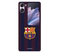 Funda para OPPO Find N2 Flip del FC Barcelona Rayas Blaugrana tansparente para Proteger tu móvil. Carcasa de Silicona Flexible con Licencia Oficial FC Barcelona