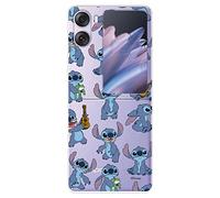 Funda para OPPO Find N2 Flip Oficial de Lilo & Stitch Patron Transparente para Proteger tu móvil. Carcasa para OPPO de Silicona Flexible con Licencia Oficial de Disney