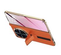 Funda para OPPO Find N6, Cuero Genuino Case Anti-Huella Wristband