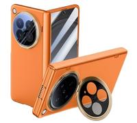 Funda para OPPO Find N6, Magnética Funda with Protector Pantalla Cámara Soporte Carga Inalambrica Crcasa(Orange)