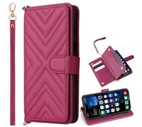 Funda para OPPO Find X9, Case Acolchada Tipo Cartera con Correa para la muñeca, Case magnética para OPPO Find X9-03