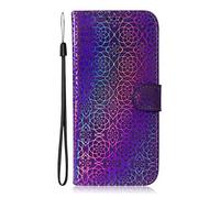 Funda para OPPO Realme C75, 3D Bling a prueba de golpes de piel sintética tipo cartera con tapa para teléfono móvil Slim Fit TPU Bumper con soporte para tarjetero, funda protectora magnética para OPPO
