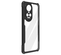 Funda para Oppo Reno 10 y 10 Pro Esquinas Rígidas Contorno Transparente Negro