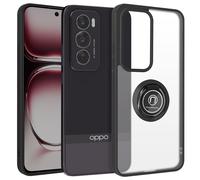 Funda para Oppo Reno 12 Pro con Anillo Magnético Giratorio Acabado esmerilado