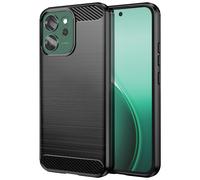 Funda para Oppo Reno 14F/14 FS Silicona con efecto carbono y textura cepillada