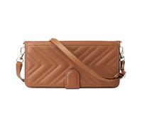 Funda para OPPO Reno14 5G,PU Cuero Flip Phone Caso con Ranuras para Tarjetas,Diseño Multifuncional,Uso como una Bolsa Crossbody y Bolsa de Eslinga.-Brown