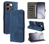 Funda para OPPO Reno15 Pro MAX, [Tecnología de Bloqueo RFID] Fundas de Billetera, Funda OPPO Reno15 Pro MAX con [Soporte]-Azul