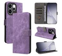 Funda para OPPO Reno15 Pro MAX, [Tecnología de Bloqueo RFID] Fundas de Billetera, Funda OPPO Reno15 Pro MAX con [Soporte]-Púrpura