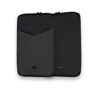 Funda para ordenador portátil de 14 y 16 pulgadas con cremallera impermeable, funda protectora para portátil y tableta, color negro (16 pulgadas)