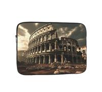 Funda para ordenador portátil de 38.1 cm con texto "Remains of The Roman Colosseum", apta para portátiles y tabletas