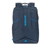 Funda para ordenador portátil - RIVACASE - Borneo ECO - 17,3 pulgadas - Color Azul - Materiales Sintéticos