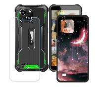 Funda para Oukitel WP32, Cover Suave Silicona TPU Carcasa Caso Protectora Case + Cristal Templado Film Vidrio Protector de Pantalla para Oukitel WP32 (5,93") - KE59