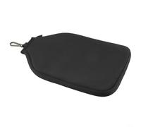 Funda para pala de pickleball con material de neopreno y bolsa de almacenamiento de 9, 4 x 12 pulgadas, 2 pulgadas, ideal para protección de remo y fácil manejo (negro)