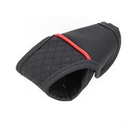 Funda para palanca de cambios de coche de piel sintética para una mejor estética y agarre ergonómico para una experiencia de conducción suave (negro y rojo)