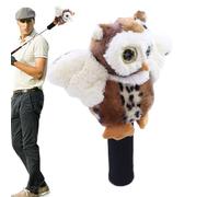 Funda para palo de golf con diseño de búho, diseño de animales para proteger el putter, regalo para hombres, accesorios de golf, 32 x 10 cm