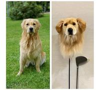 Funda para palo de golf para perro, personalizable, para hierro/5 madera/7 madera/híbrido hecho a mano (estuche 1)