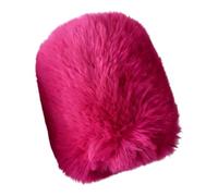 Funda para parabrisas de condensador de micrófono, color rojo rosa | Ajuste de micrófono AT2020 AT4040 AT2035 AT2050, cubierta de tirar, uso de voz en vivo