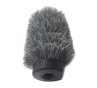 Funda para parabrisas de micrófono, base de goma de pelo sintético para un sonido mejorado, compatible con todos los tamaños