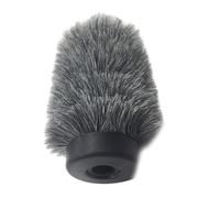 Funda para parabrisas de micrófono, base de goma de pelo sintético para un sonido mejorado, compatible con todos los tamaños