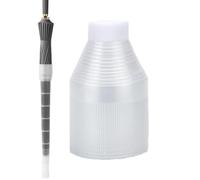 Funda para paraguas - Funda de almacenamiento a prueba de goteo | Paraguas telescópico de poste recto impermeable | Funda de paraguas con interior de microfibra | Soporte transparente a prueba de