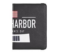 Funda para pasaporte, cartera de piel sintética, tarjetero de vacunación, protector de tarjetas para mujeres y hombres, Día del recuerdo de Pearl Harbor, Varios colores, Talla única