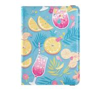 Funda para pasaporte de piel de verano con diseño de cómic de dibujos animados, color brillante, para viajes, organizador de documentos, organizador de documentos, accesorios para mujer, resistente al