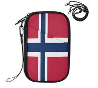 Funda para pasaporte para viaje, bandera de Noruega | Funda protectora para vacunas, bonito libro de pasaporte para mujer, impermeable