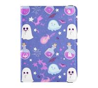 Funda para pasaporte para viajes, bonitos fantasmas, funda para pasaporte, para mujeres y hombres, con ranura para tarjetas