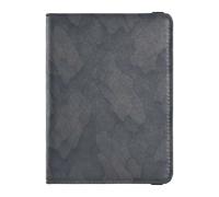 Funda para pasaporte para viajes, tinta gris, funda para pasaporte, para mujeres y hombres, con ranura para tarjetas