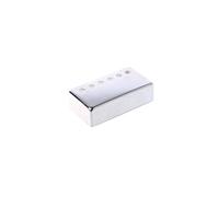 Funda para pastilla Humbucker de 6 agujeros, color plateado, 50 y 52, de cobre, para guitarra, regalo de fiesta, piezas de instrumentos musicales