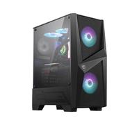 FUNDA PARA PC MSI MAG FORGE 100R - Negro - Vidrio templado - Formato ATX (306-7G03R21-809)