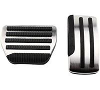 Funda para pedal, compatible con Nissan X Trail T31 Xtrail Rogue Qashqai J10 Teana Altima Pathfinder 2009-2018, AT MT Pedal Cover Car Pedales Pad Mat (AT 2 piezas)