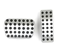 Funda para pedal de coche compatible con Infiniti Q30 QX30 2016 2017 2018, antideslizante, acelerador, reposapiés, pedal de freno y embrague, accesorios