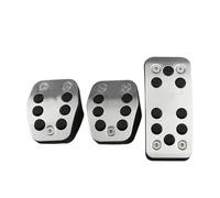 Funda para pedal de coche para Focus 2, 3, 4, MK2, MK3, MK4, se adapta a Kuga para Escape RS ST 2005-2017 Auto Car Sport Fuel Brake Dead Pedal Cover Pedal de freno (AT con descanso) (MT sin descanso)