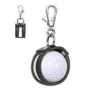Funda para pelota de golf de piel sintética, portátil, segura, universal | Soporte para cinturón para pelota de golf para campo de golf, casa de club, torneo, competición, partido de práctica
