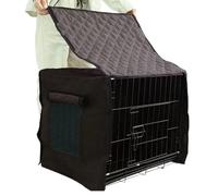 Funda para Perrera - Funda para Jaula De Perro, Fundas Resistentes Al Viento, Protección Anticongelante Aislada, Fundas Transpirables para Perrera para Gatos para Sombra De Invierno, Cachorro,