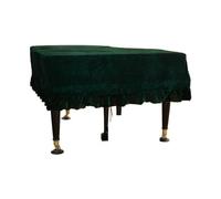 Funda Para Piano Anti scratch polvo de polvo a prueba de polvo a prueba de polvo protectora protectora tapa de piano resistente al polvo MacRame cubierta de piano lavable suave Cubierta Para Piano(Gre