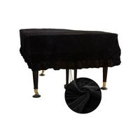 Funda Para Piano Anti scratch polvo de polvo a prueba de polvo a prueba de polvo protectora protectora tapa de piano resistente al polvo MacRame cubierta de piano lavable suave Cubierta Para Piano(Bla