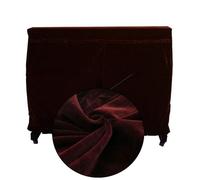 Funda Para Piano Piano Cubierta completa Piano Color sólido Half Style Open Protector Dust Cover Instruments Decoración de accesorios Cubierta Para Piano(Brown)